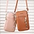 abordables bolsa de telefono universal-Mini bolso cruzado de moda, bolso de hombro para teléfono móvil de color sólido, bolso informal para mujer, tarjetero &amp; bolso, cartera
