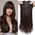 cheap Bangs-Hair Toppers for Women with Thinning Hair 18 Inch Toppers Hair Pieces for Women Wiglets with Bangs 6x6 Lace Base Clip in Synthethic Hairpieces Brown Mixed Blonde