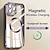 abordables Coques iPhone-Étui de chargement magnétique sans fil magsafe pour iphone 15 14 plus 13 12 11 pro max, housse de protection de lentille en silicone transparente de luxe