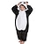 cheap Kigurumi Pajamas-Kid&#039;s Kigurumi Pajamas Nightwear Cartoon Animal Onesie Pajamas Funny Costume Flannel Cosplay For Boys and Girls Christmas Animal Sleepwear Cartoon