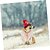 preiswerte Hundekleidung-1 Stück Herbst Winter Haustierkleidung Urlaub Hundebekleidung Welpen-Fleece-Outfits Hunde-Fleece-Pullover Plüsch-Hundekleidung Mädchenweste Weihnachten Welpenmantel Hundepullover Haarig Weiß Der Hund