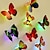 voordelige Noviteiten-24 stks, 3d led vlinder decoratie nachtlampje sticker enkele en dubbele wandlamp voor tuin achtertuin gazon feest feestelijk feest kinderkamer slaapkamer woonkamer