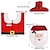 cheap Christmas Decorations-Santa Snowman Deer Spirit Toilet Seat Cover Rug Bathroom Set With Paper Towel Cover For Christmas Gift Premium Year Home Decorations