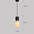 tanie Światła wysp-Lampa wisząca led nowoczesna lampka nocna metalowa marmurowa jadalnia bar metalowy galwanizowany przewód regulowany 110-240v