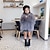 preiswerte Oberbekleidung-kinderkleidung Mädchen Faux-Pelz-Mantel Feste Farbe Aktiv Outdoor Mantel Oberbekleidung 3-10 Jahre Herbst Schwarz Weiß Rosa