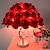 billige Bordlys-rose atmosfære lampe kreativ enkel europæisk fjer bordlampe soveværelse bryllup værelse varm led fødselsdag gave bordlampe