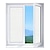 levne okenní fólie-jednosměrná imitace žaluzií ochrana soukromí okenní kryt, okenní fólie rolety vzor soukromí okenní fólie skleněná fólie statická přilnavá skleněná fólie bez lepidla anti-uv samolepka na okno do koupelny ložnice obývací pokoj