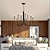 levne Svíčkový design-oválný lustr 6/9-lehký vysoce kvalitní mosazný moderní světelný strop kompatibilní do jídelny jídelna 110-240v