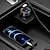 olcso Bluetooth autós készlet/kihangosító-qc 3.0 dual usb autós töltő voltmérő kijelzővel hálózati adapter szivargyújtó aljzat mobiltelefonhoz