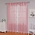 baratos Cortinas Transparentes-Cortinas transparentes rosa, janela, cozinha, fazenda, para sala de estar, quarto, ilhós, decoração, equilíbrio, privacidade&amp;amp; luz 1 painel