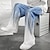 cheap Sweatpants-Men&#039;s Wide Leg Sweatpants Trousers Casual Pants Print Pocket Elastic Waist Gradient Comfort Breathable Outdoor Daily Going out Fashion Casual Black Blue
