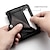levne pouzdra a pouzdra na karty-pánská kožená peněženka pu kožená kombinace pouzdra na ID karty s designem řetízku proti krádeži