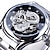 ieftine Ceasuri Mecanice-FORSINING Bărbați ceas mecanic Lux Cadran mare Modă Afacere Mecanism automat Luminos IMPERMEABIL Aliaj Uita-te