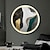 Недорогие светодиодная картина-Светодиодная живопись, креативный современный скандинавский стиль, внутренние настенные светильники для спальни, столовой, металлический настенный светильник ip20 110-120 В, 220-240 В