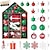 olcso Karácsonyi dekoráció-karácsonyi csecsebecse 70 ház festett karácsonyi galvanizálás ajándékcsomag karácsonyfa díszek karácsonyi labda szett labda