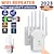 cheap Wireless Routers-WiFi Extender WiFi Booster 6Times Stronger 300Mbps WiFi 2.485GHz Dual Band Strong WiFi SignalPenetration 35 Devices 4 Modes 1-Tap Settings 6 Antennas 360 FullCoverage  Support Ethernet Port