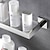 cheap Shower Caddy-Shower Caddy Bathroom Shelf Adorable Creative Contemporary Modern Stainless Steel Tempered Glass Metal 1PC - Bathroom Wall Mounted