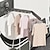 abordables Barres repose-serviettes-porte-serviettes étagère de salle de bain étendoir longueur réglable pliable câble rétractable contemporain moderne aluminium 1pc - salle de bain mural