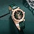 abordables Relojes de Cuarzo-6 unids/set reloj de pulsera analógico de estrella vintage de cuarzo con diamantes de imitación de lujo para mujer &amp; conjunto de joyas regalo para mamá ella
