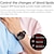 levne Chytré hodinky-696 JA01 Chytré hodinky 1.43 inch Inteligentní hodinky Bluetooth Monitorování teploty Krokoměr Záznamník hovorů Kompatibilní s Android iOS Dámské Muži Hands free hovory Záznamník zpráv Vlastn