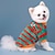 cheap Dog Clothes-Dog Striped Fleece Sweater Soft Warm Dog Clothes Cute PuppySweatshirt Pet Apparel