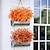 cheap Artificial Plants-1pc Fall Colored Artificial Flower Uv Resistant Plant Indoor/outdoor Hanging Planter Home Kitchen Office Wedding Garden Decor