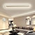 abordables Plafonniers-Plafonnier cuisine 40/60/80/100cm luminaires modernes plafond suspendu pour cuisine salle à manger table chambre 110-240v