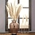 Χαμηλού Κόστους Τεχνητά φυτά-15 τμχ λευκό λιβάδι pampas, 6,69/17,72 ίντσες φυσικό ξηρό pampas κλαδιά γρασίδι διακόσμηση σπίτι κουζίνα κήπος πάρτι βλαστών σύνθεση λουλουδιών διακόσμηση βάζο (λευκό)