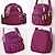 cheap Crossbody Bags-Women&#039;s Crossbody Bag Shoulder Bag Dome Bag Nylon Outdoor Daily Travel Zipper Large Capacity Lightweight Durable Solid Color Embroidery Quilted 204 five pockets purple 204 five pockets black 204 five