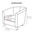 cheap Armchair Cover &amp; Armless Chair Cover-Fleece Club Chair Cover Barrel Chair Slipcover Soft Stretch Tub Chair Cover for Living Room and Bedroom, Washable and Removable Armchair Protector, Furniture Protector for Home Decor