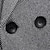 preiswerte Oberbekleidung-Kinder Unisex Wollmantel Oberbekleidung Feste Farbe Langarm Taste Mantel Schulanfang Modisch Täglich Khaki Grau Frühling Herbst 7-13 Jahre