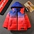 cheap Outerwear-Kids Boys Down Coat Outerwear Tie Dye Long Sleeve Zipper Coat Outdoor Adorable Daily Yellow Red Spring Fall 7-13 Years