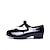 رخيصةأون أحذية رسمية-نسائي أحذية نقر تمرين متخصص أحذية الراحة كعب دانتيل كعب مسطخ أمام الحذاء على شكل دائري دانتيل للأطفال للبالغين أسود