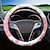 olcso Kormányvédők-tehénmintás plüss autókormányhuzat belső gyűrű nélkül rugalmas gumiszalag autó fogantyú huzat autós kiegészítők női