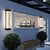 billige utendørs vegglamper-led vegglampe lysarmatur vegglampe ip65 vanntett rustsikker aluminium vegglampe akryl gårdsplass hage balkong villa dekorative lys 110-240v