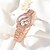 abordables Montres à Quartz-6 pièces/ensemble montre pour femme de luxe strass montre à quartz vintage étoile montre-bracelet analogique &amp; ensemble de bijoux cadeau pour maman