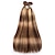 billige 3 pakker hårvever med ekte hår-highlight hårbunter jomfru rett menneskehår 3 bunter ombre honningblond p4/27 farge