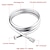 cheap Faucet Accessories-Handheld Shower Head Hose, Universal Flexible Anti Winding Explosion-proof Water Tube Bathroom Faucet Hose Extension Pipe