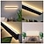 cheap Indoor Wall Lights-Ultrathin Up and Down LED Wall Lights Single Installation of Two Black LED Wall Lamps Modern Wall Lamp Lndoor Wall Lamp Wall Decoration AC110V AC220