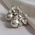 cheap Earrings-Women&#039;s Pearl Stud Earrings Fine Jewelry Classic Precious Petal Personalized Stylish Earrings Jewelry Gold / White For Gift Festival 1 Pair