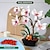 Недорогие Конструкторы-Подарки на женский день цветы Орхидея строительные блоки комплект бонсай ботанический декор для дома домашний офис искусственный цветочный бонсай подарочный набор для взрослых/детей на день матери