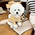 preiswerte Mäntel-Hund Katze Mäntel Jacke Mode Niedlich Winter Warm Weich Waschbar Bequem Outdoor Sport Hundebekleidung for Bichon Frise Pudel Zwergspitz Baby Haustier Papillon