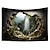 tanie gobelin krajobrazowy-wodospad leśna jaskinia wiszący gobelin wall art duży gobelin mural wystrój fotografia tło koc zasłona strona główna sypialnia dekoracja salonu