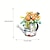 Χαμηλού Κόστους Τουβλάκια-δώρα για την ημέρα της γυναίκας 973τμχ χαριτωμένο ποτιστήρι λουλουδιών οικοδομικά τετράγωνα παιχνίδι σετ φυτών σε γλάστρες συναρμολογημένα δομικά στοιχεία ντους ποτίσματος μοντελοποίηση δώρων για τη
