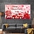 cheap Words &amp; Quotes Prints-Wall Art Canvas Happy Valentine&#039;s Day Prints and Posters Pictures Decorative Fabric Painting For Living Room Pictures No Frame