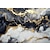 baratos Papel de parede de mármore e mármore-Papéis de parede legais papel de parede abstrato de mármore mural de parede preto glod adesivo de revestimento de parede removível pvc / vinil autoadesivo / adesivo decoração de parede necessária