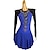 cheap Figure Skating-Figure Skating Dress Women&#039;s Girls&#039; Ice Skating Dress Royal Blue Patchwork Open Back Mesh Spandex High Elasticity Training Competition Skating Wear Classic Long Sleeve Ice Skating Figure Skating
