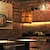 economico Modello a lanterna-botte di vino in legno lampadario bar caffetteria luci vintage rustico botte di vino decorazione lampada a sospensione lampadari da cucina lampada a sospensione barile paralume plafoniera fattoria