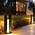 preiswerte Post Light-Moderne, minimalistische Rasenleuchte im Freien, wasserdicht, Gartenleuchte, Gartenvilla, LED-Landschaftsleuchte, Club-Garten-Rasenleuchte, 110–240 V