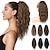 זול קוקו-קליפס טופר הארכת קוקו בהרחבות קוקו רב-שכבות ארוך גלי מתולתל קליפס על שיער מזויף סיכות שיער סינתטיות רכות טבעיות לנשים מדי יום - בלונד אפר עם הבהרה